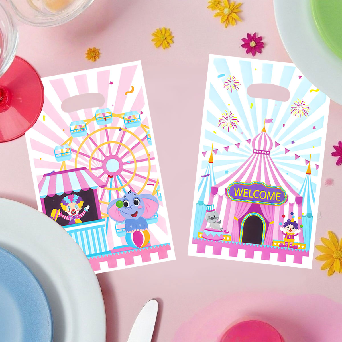 Party Event Supply Store - Подарочные пакеты для вечеринок, 20/40 шт.,