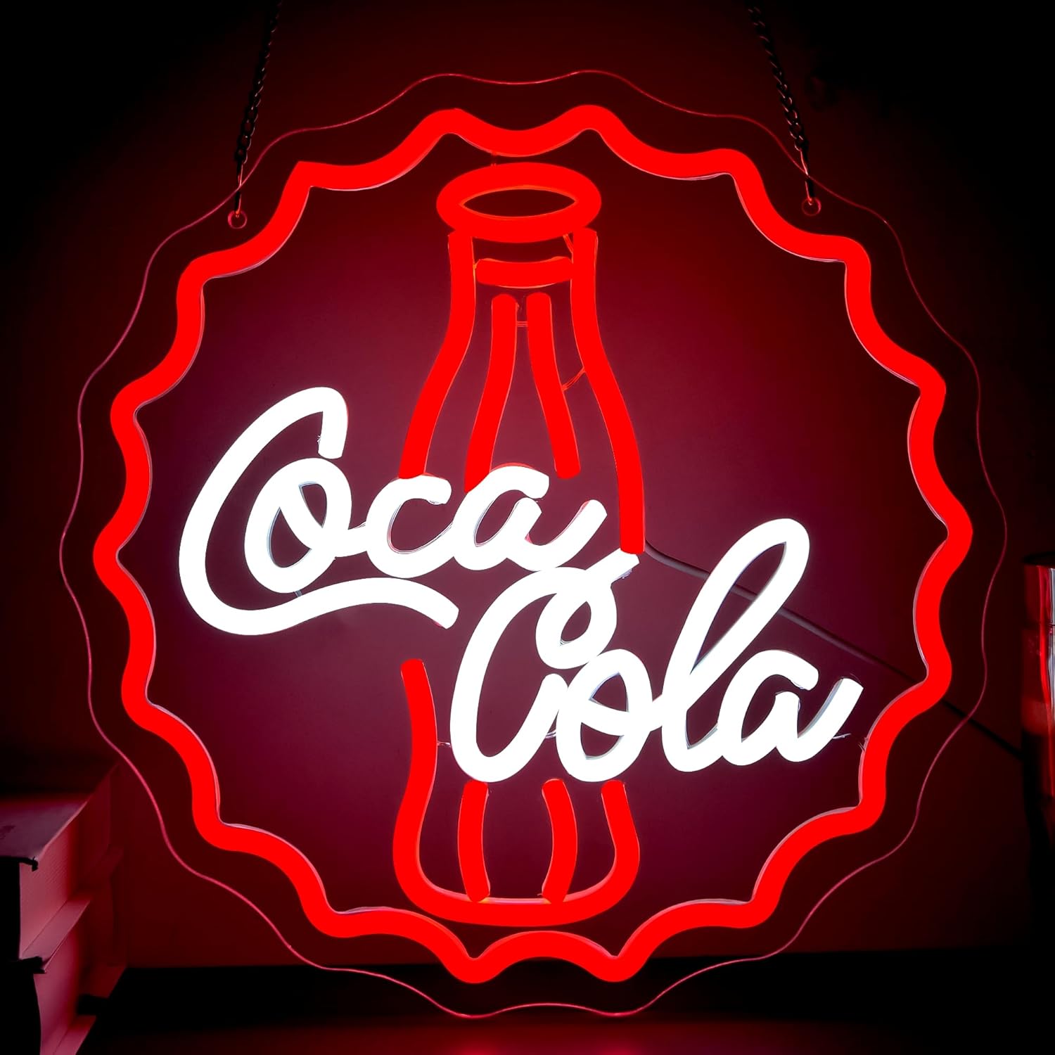 Neon Sign Party - Неоновая вывеска Cola, настенный светильник, USB