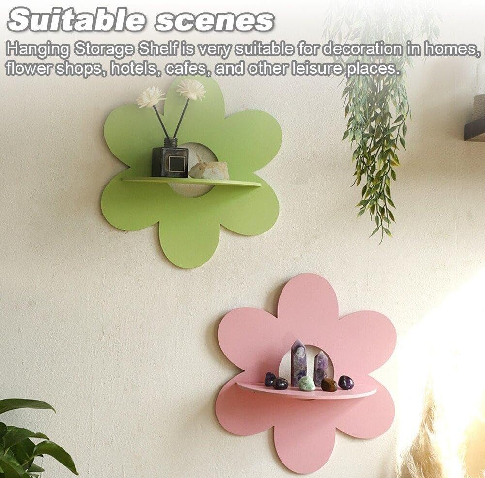 Flower Wall Panel - Деревянная настенная полка в форме цветка