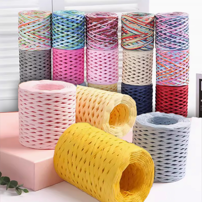 Papercraft Supply Ribbon - 200 м/рулон, рафия, бумага, лента, пряжа,