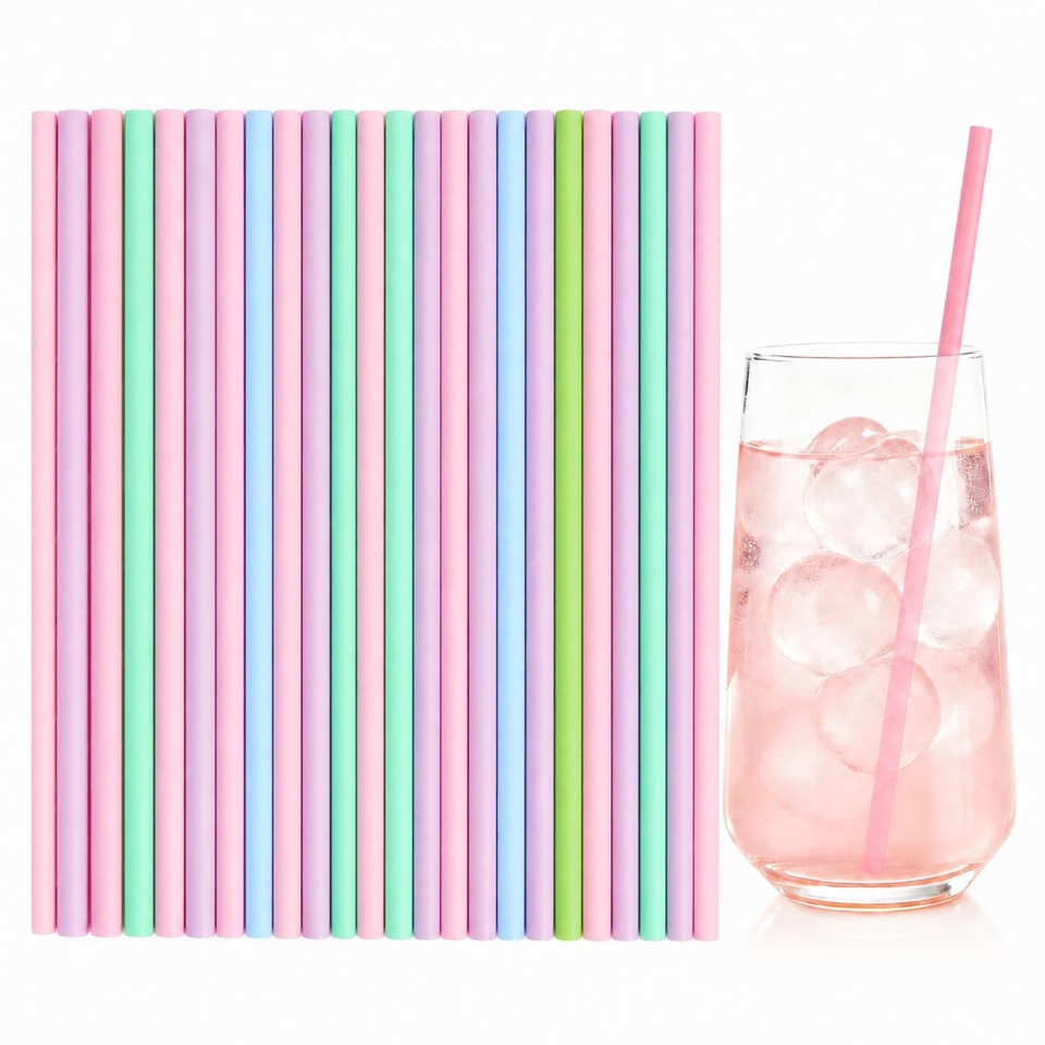 25/50/100 шт. одноразовых бума – обзор и цена Paper Straw Color