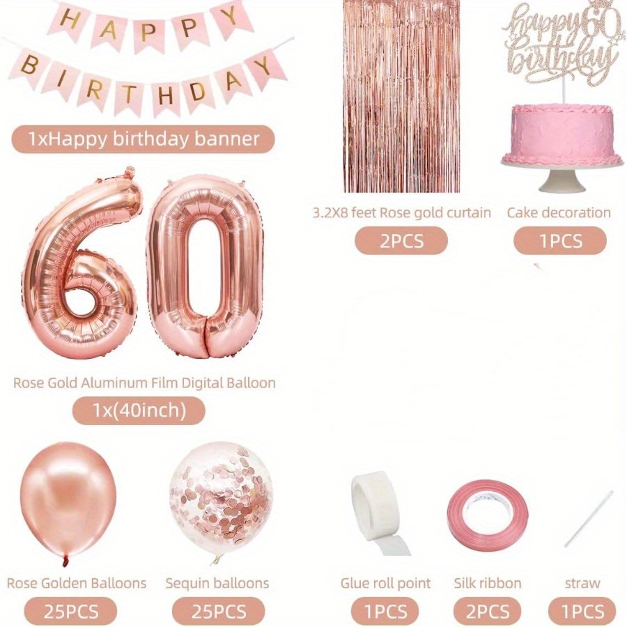Набор из 58 шаров-цифр из фоль – обзор и цена Party Banner Gold