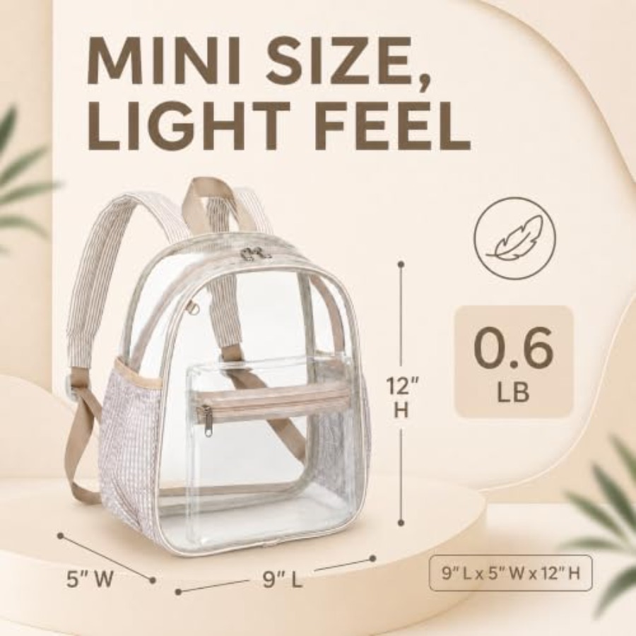 Мини-прозрачный рюкзак для мер – обзор и цена Event & Party Supply