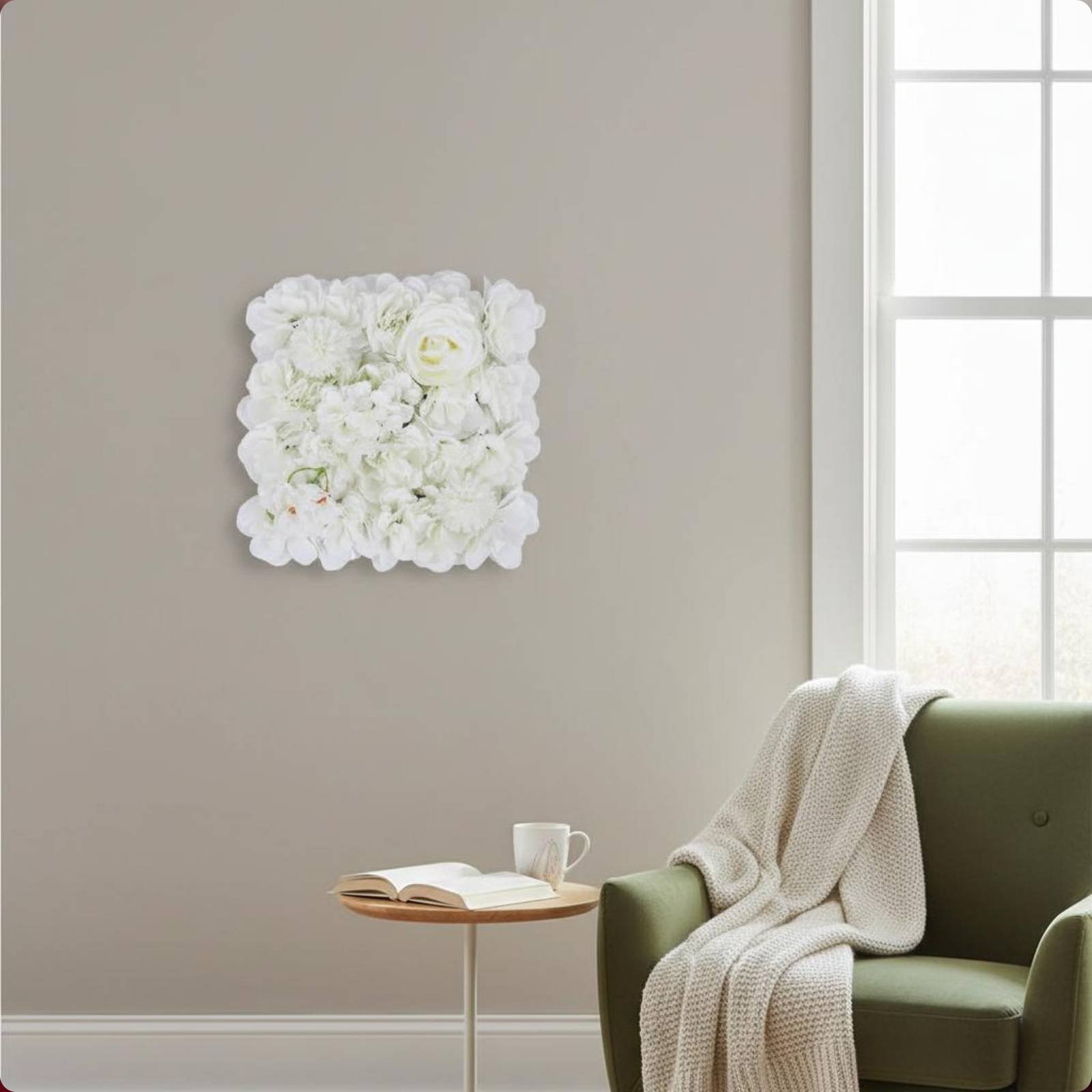 Искусственная цветочная панель – обзор и цена Flower Wall Panel