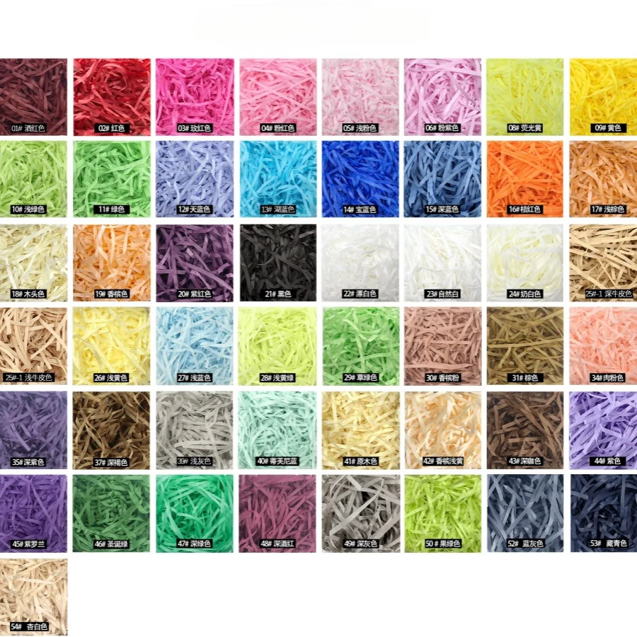 100 г рафия, красочные измельч – обзор и цена Paper Straw Color