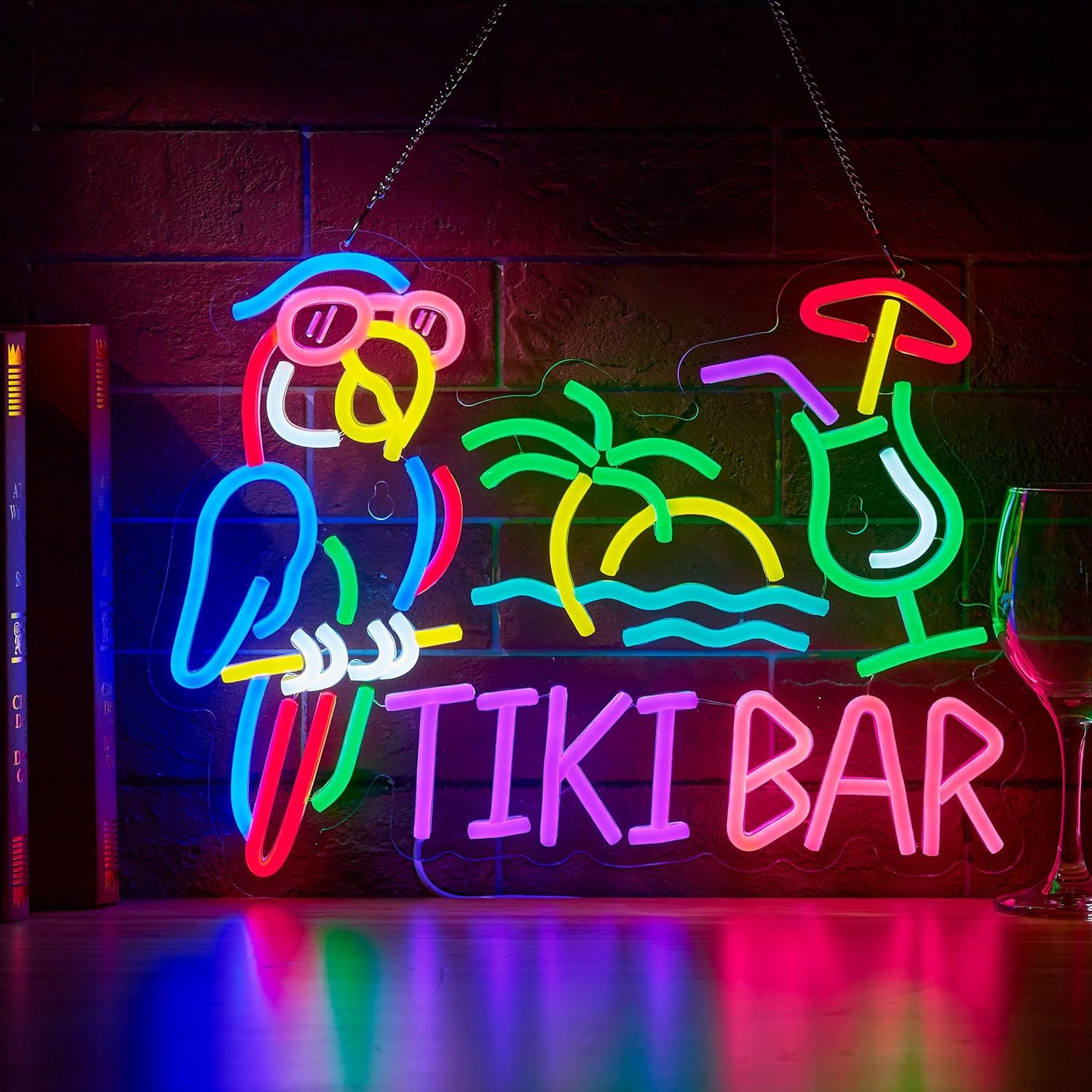 Неоновая вывеска Tiki Bar Parr – обзор и цена Neon Sign Party