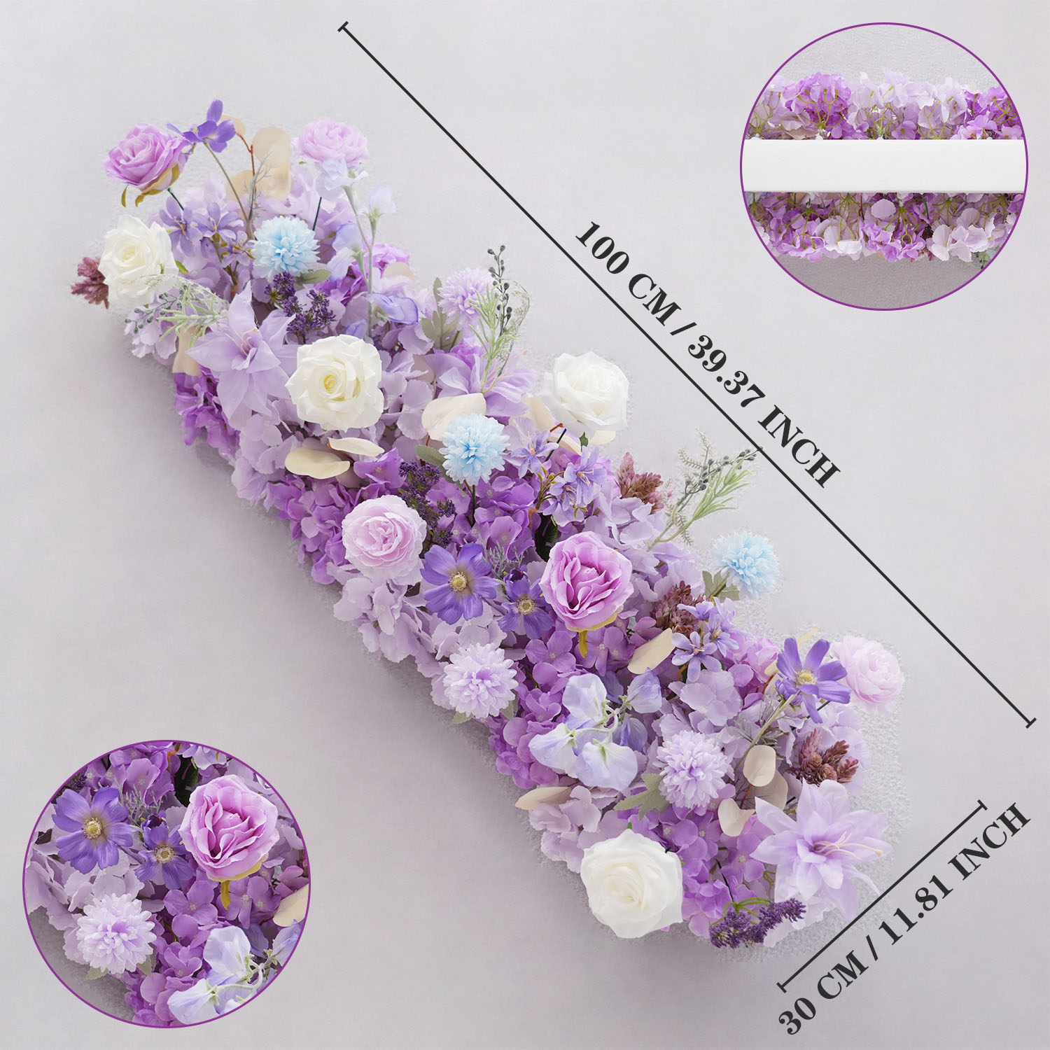 Uflower Фиолетовые Искусственн – обзор и цена Flower Wall Panel