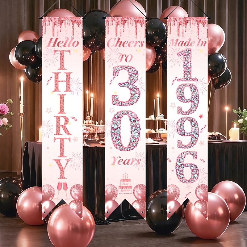 Набор из 3 плоских баннеров дл – обзор и цена Party Banner Gold