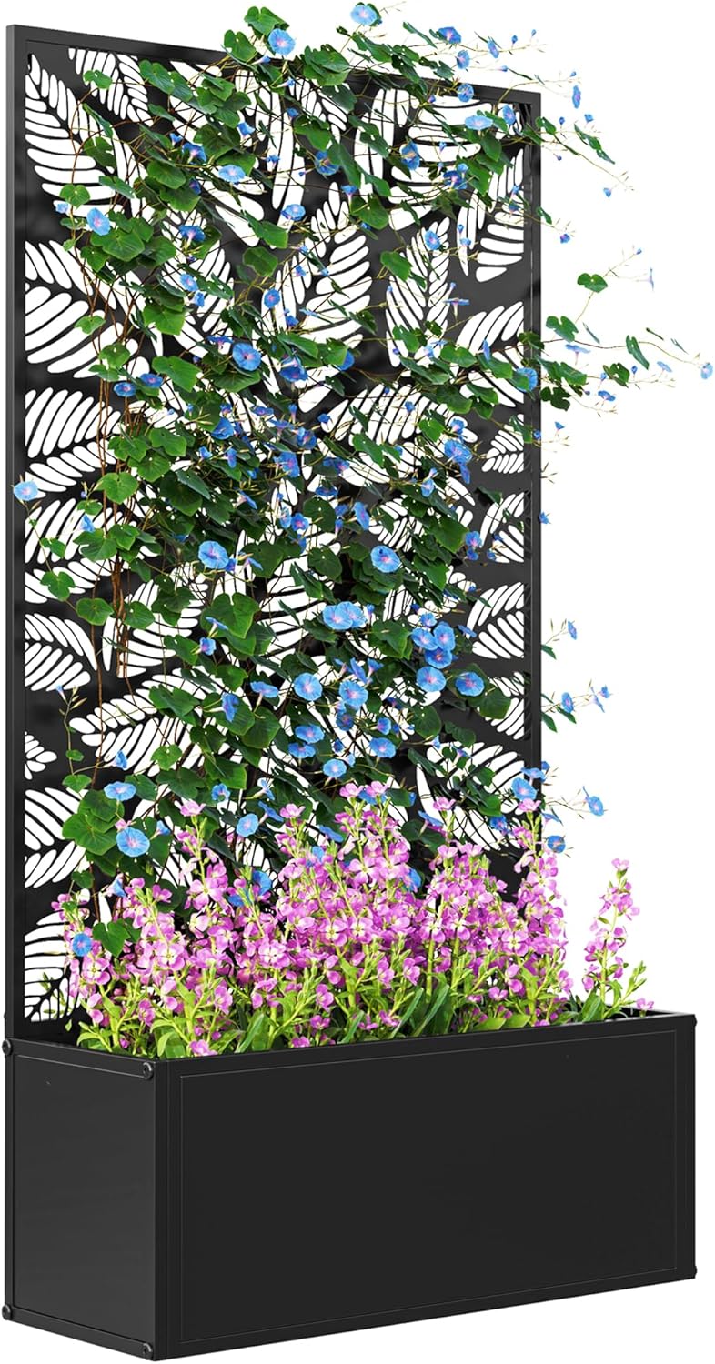 Металлическая приподнятая гряд – обзор и цена Flower Wall Panel