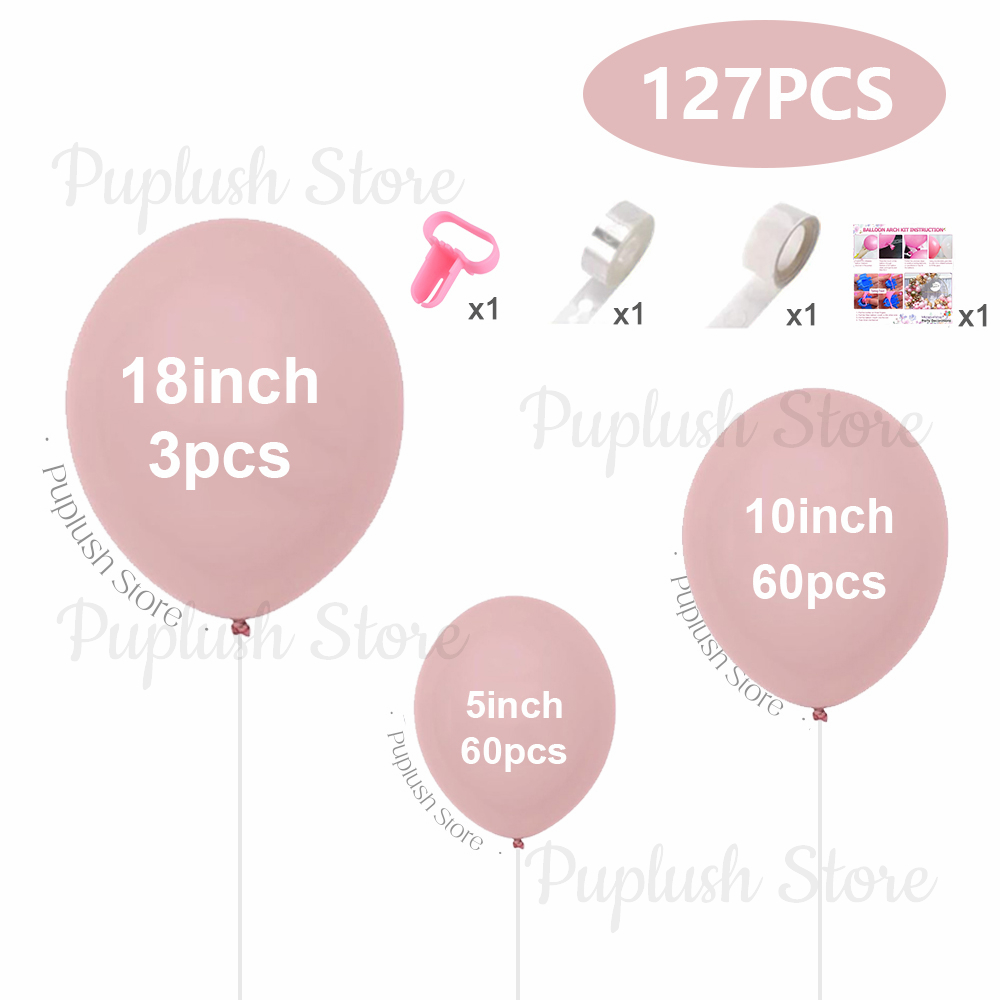 127 шт., гирлянда из воздушных – обзор и цена Balloon Arch Kit